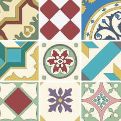 Catalogo de Baldosas Decoradas: Línea Tradicional